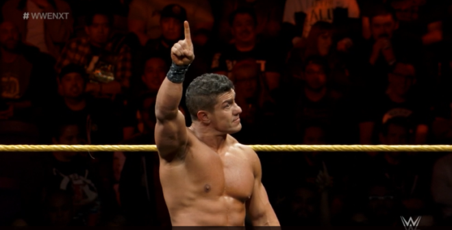 EC3 reminds fans and Barthel that he is the one percent in sports-entertainment, on November 28th's nXt show.