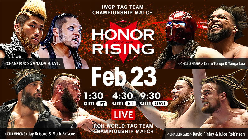 NJPW Honor Rising 2/23/19 Results