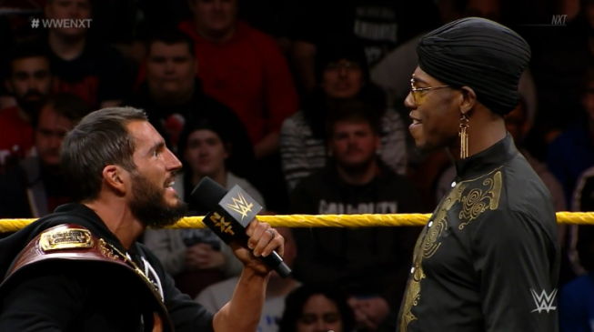 Gargano and Dream face off in the ring on Feb. 6 nXt TV.