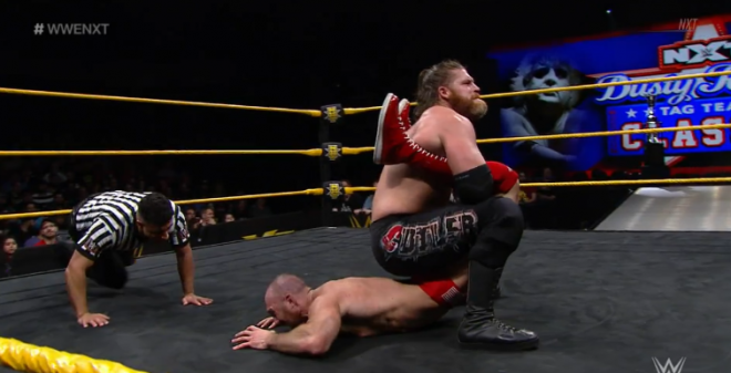 Cutler puts a Boston crab on Lorcan.