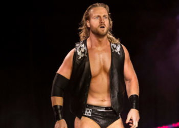 Hangman Adam Page in the ring for AEW