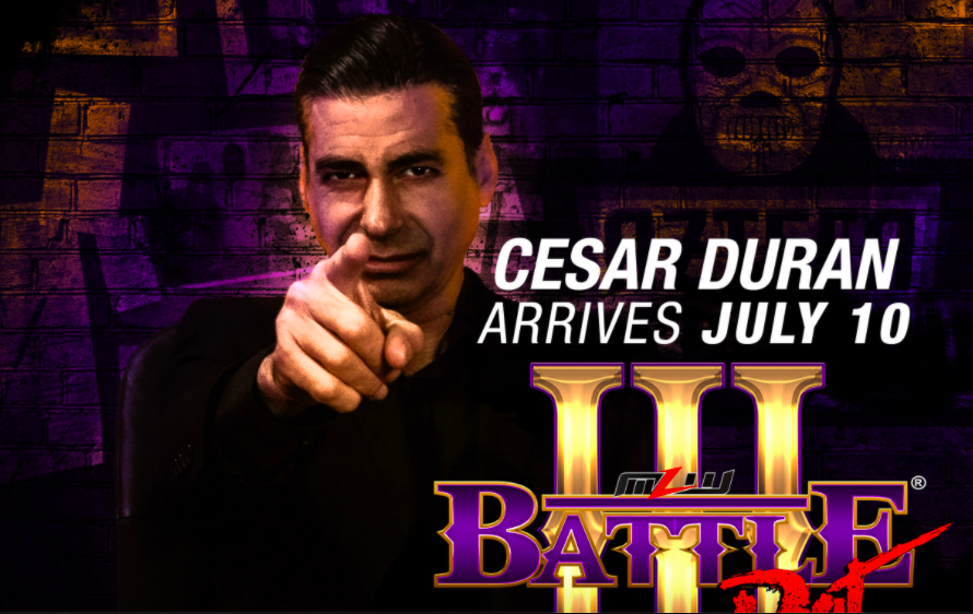 MLW Announces Cesar Duran Will Appear At Battle Riot III