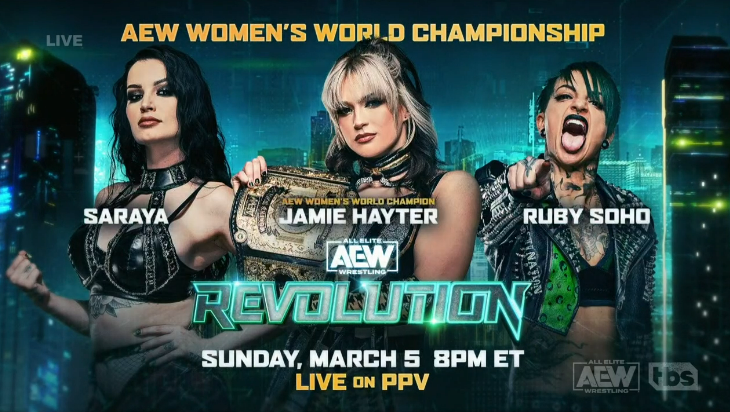 Jamie Hayter To Defend The AEW Women's Championship Against Ruby Soho ...