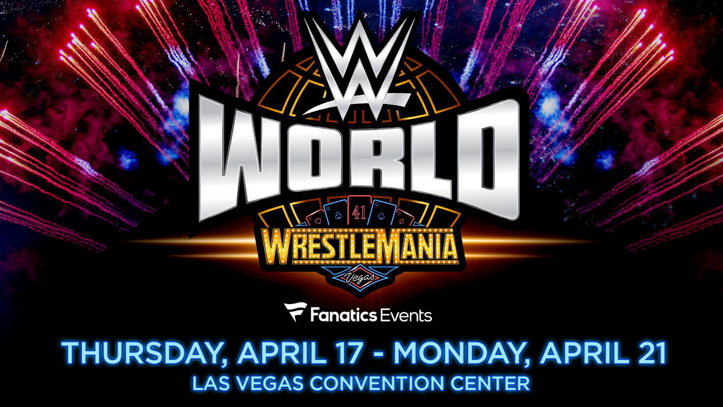 WWE & Fanatics Events Announce WWE World Returning At WrestleMania 41 In Las Vegas, NV.