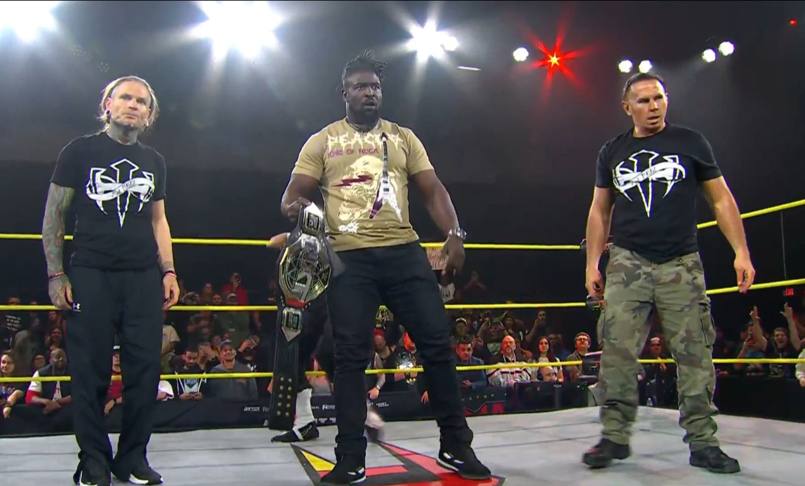 WWE NXT Champion Oba Femi Crosses The Line, Appears With The Hardys On 2/20 TNA iMPACT