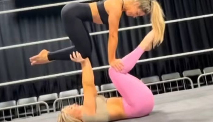 Trish Stratus & Tiffany Stratton Do Yoga Together (Video), CM Punk Before & After Grooming Photos For Elimination Chamber, More