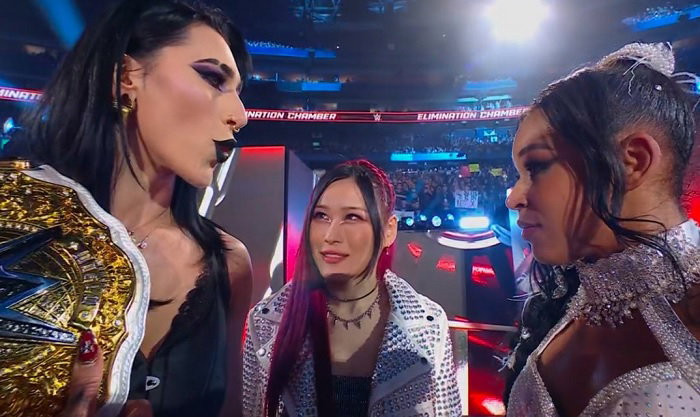 (Photo Credit: WWE Elimination Chamber on Peacock)
