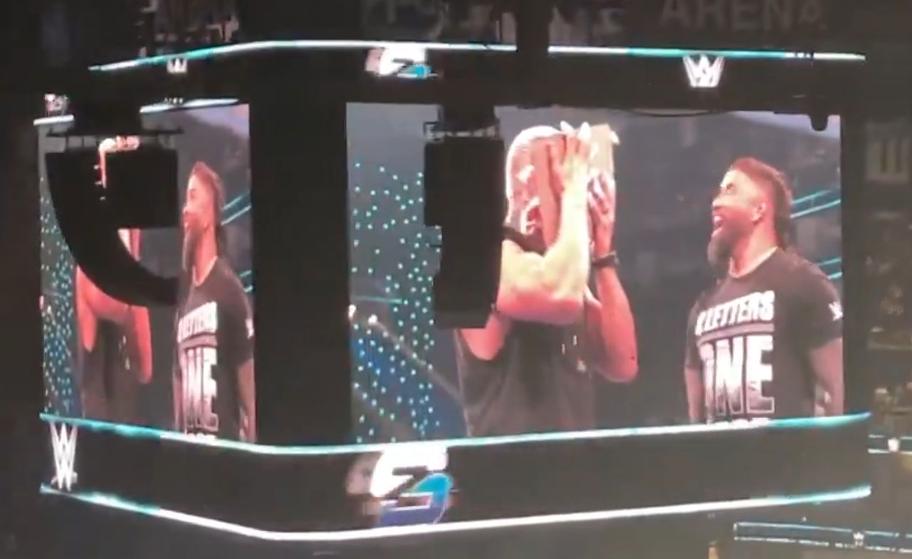 40th Birthday Celebration With Cody Rhodes, Jey Uso & Young Fan Gets Messy After WWE SmackDown Taping Ends (Video)