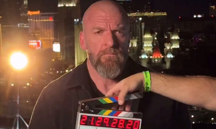 How Triple H Got On Top Of Allegiant Stadium (Video)