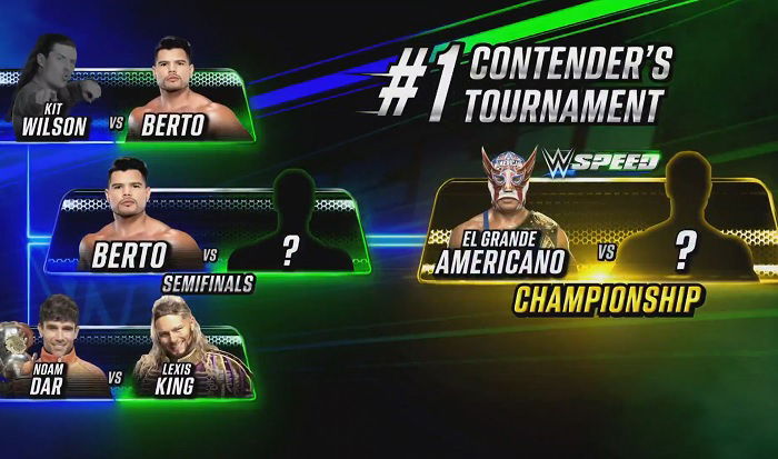 Berto Advances In New WWE Speed Championship Contender Tournament, Updated Brackets & Next Week’s Match