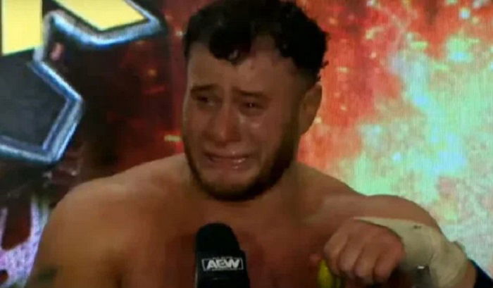 MJF Blasts Fans For “Treating Him Like Sh*t” For Crying At AEW Scrum, Praising Hangman Page For Doing The Same
