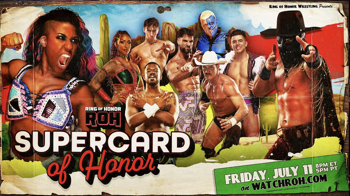 ROH Supercard Of Honor Preview For Tonight’s Special Event From Arlington, TX. (7/11/2025)