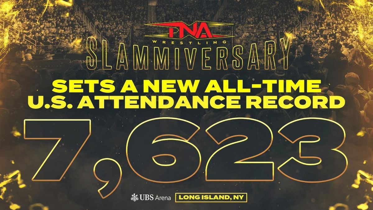 TNA Wrestling Touts Record-Breaking Crowd Inside UBS Arena For TNA Slammiversary 2025