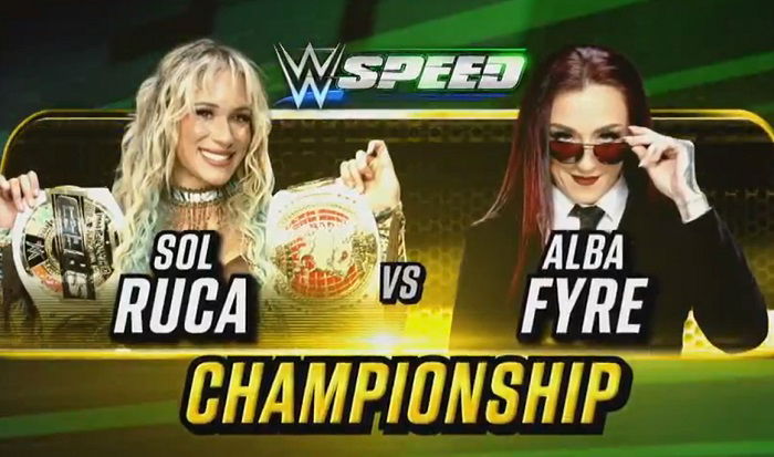 Sol Ruca vs. Alba Fyre Set For WWE Speed Women’s Championship Match On July 9