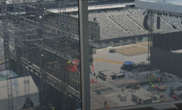 WWE SummerSlam Set Construction Halted Due To Weather Issues At MetLife Stadium