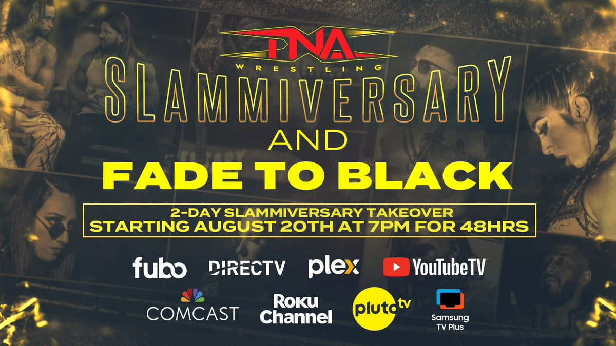 TNA Slammiversary 2025 & ‘Fade To Black’ Cinematic Experience To Air Tonight Across TNA’s FAST Channels