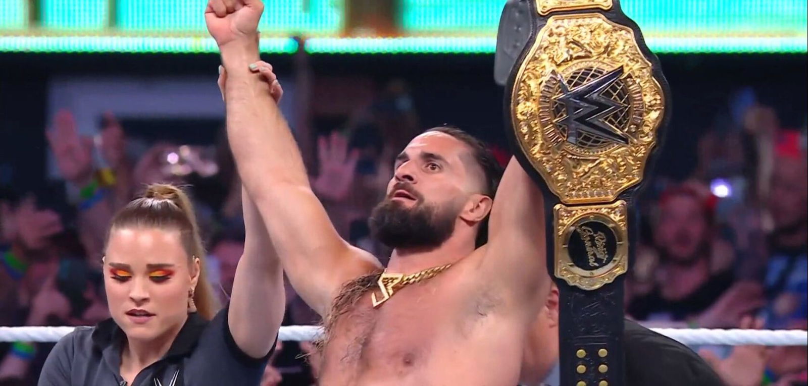 Seth Rollins Is Your WWE World Heavyweight Champion Crowned After A Wild Cash-In, WWE SummerSlam 2025 Attendance, Celebrities At SummerSlam 2025, The Bella Twins News, & More