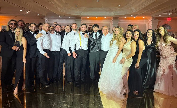 AEW Officials Reportedly Furious Over MJF/Alicia Atout Wedding Photos Leaking, Eric Bischoff Slams AEW Fans