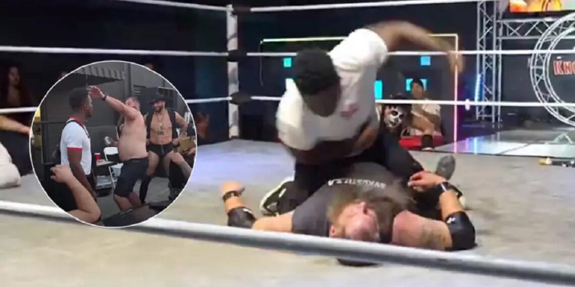 Raja Jackson assaults Syko Stu at KnokX Pro event | Source: sportBIBLE.com