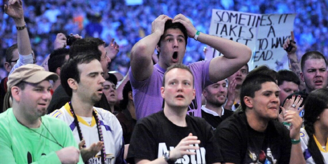 Shocked crowd reaction to WWE news | Source: WWE