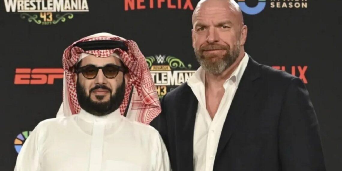 Turki Al-Sheikh and Paul 'Triple H' Levesque  | Source: WWE