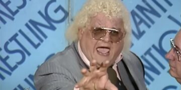 Dusty Rhodes delivers a message to Ric Flair about "hard times" ahead of their NWA world title clash at Starrcade 85. This week marks 40 years since Rhodes first delivered the promo. | Source: WWE