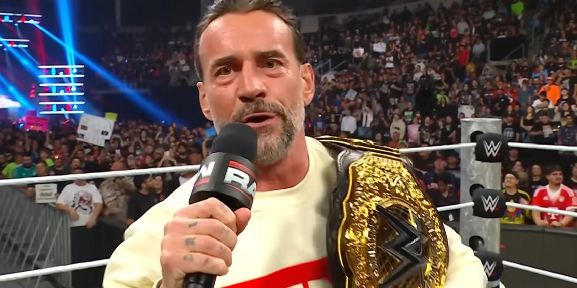 WWE World Heavyweight Champion CM Punk on WWE Raw | Source: WWE