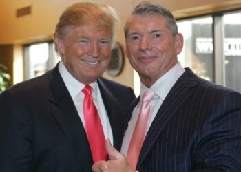 Donald Trump & Vince McMahon | Source: CNBC