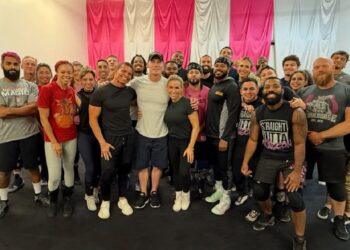 John Cena visits Natalya and TJ Wilson's 'Dungeon 2.0' training camp in Florida | Source: @NatByNature on X