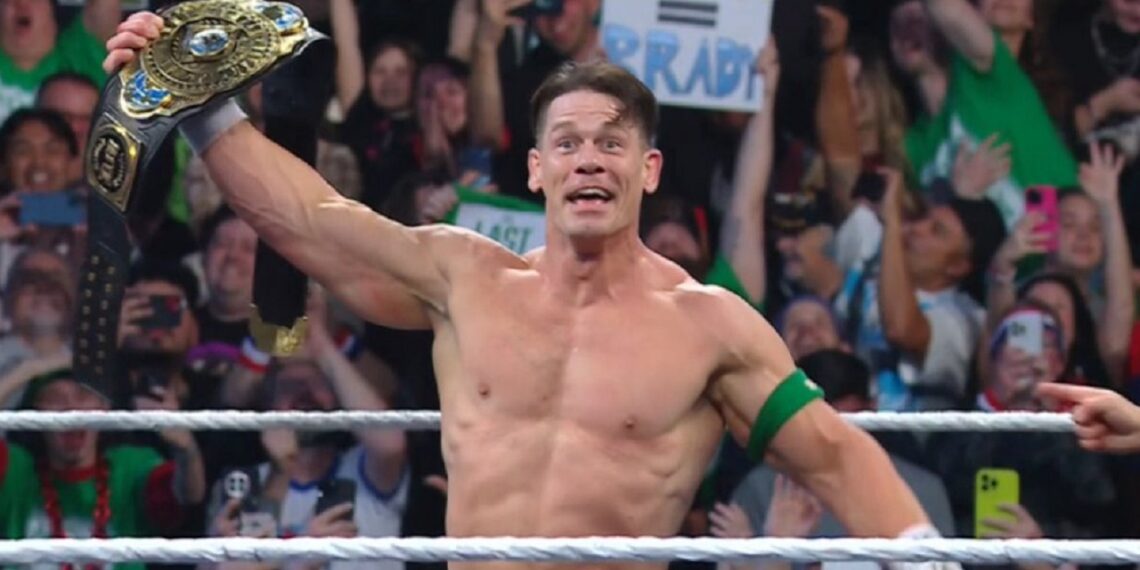 John Cena captures WWE Intercontinental Championship on WWE Raw in Boston on November 10, 2025 | Source: WWE
