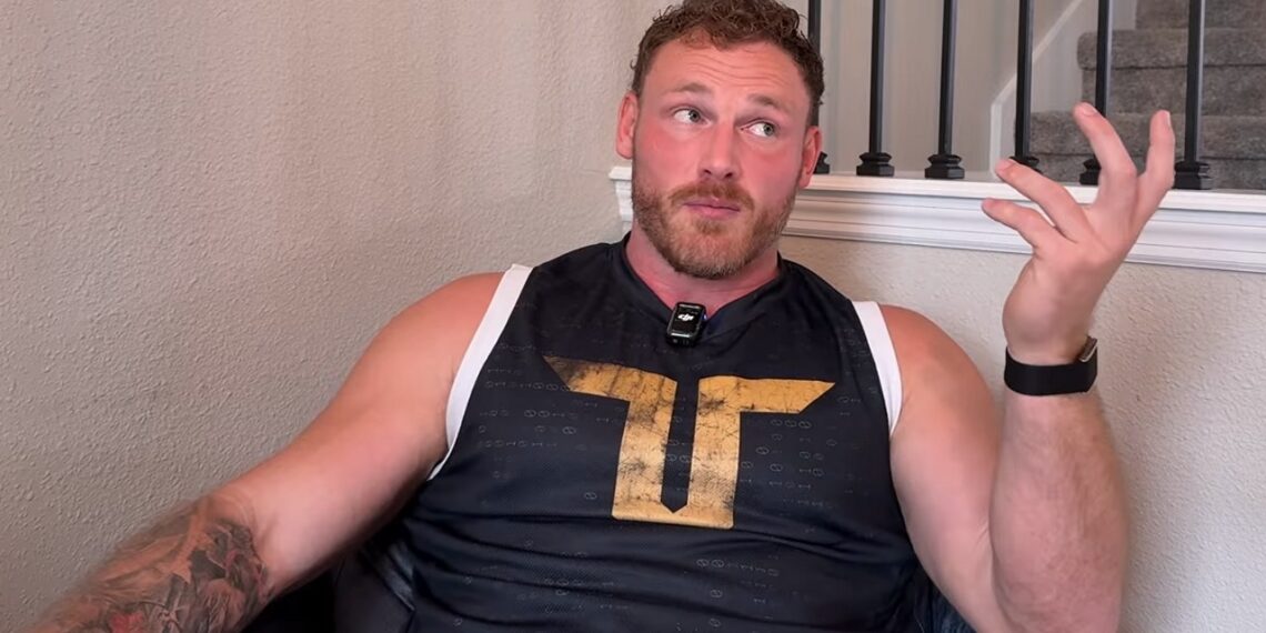 Ridge Holland (Luke Menzies) | Source: @LukeMenziesPW on YouTube