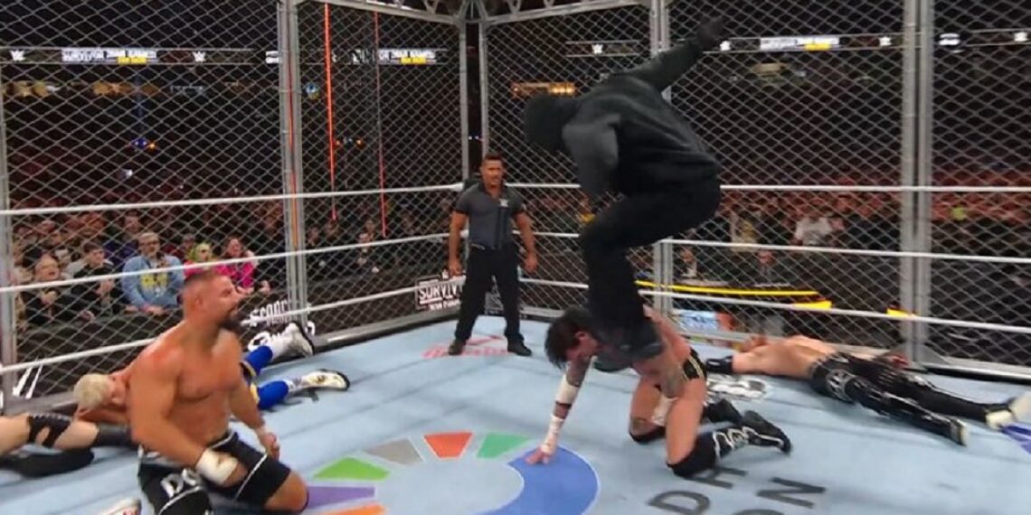 Men's WarGames finish features mystery man at WWE Survivor Series | Source: WWE