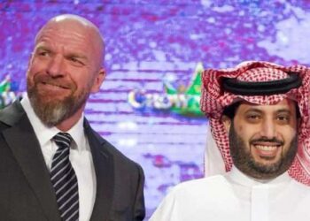 Paul 'Triple H' Levesque and Turki Al-Sheikh | Source: WWE