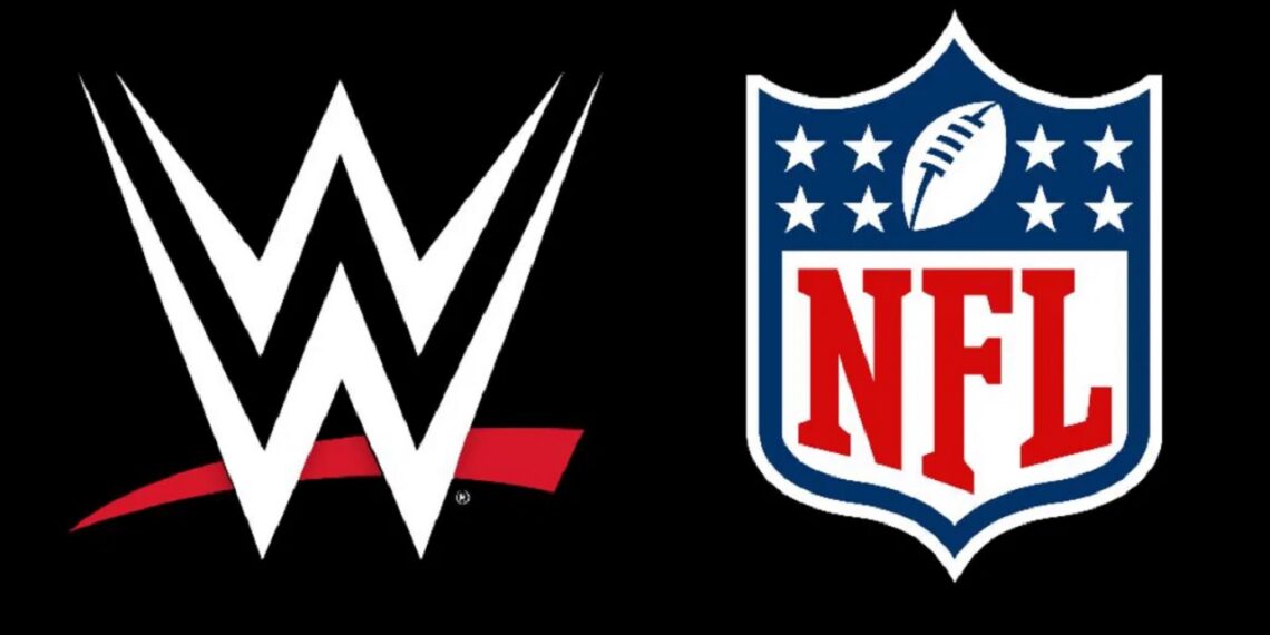 WWE, NFL Logos | Source: WWE and NFL