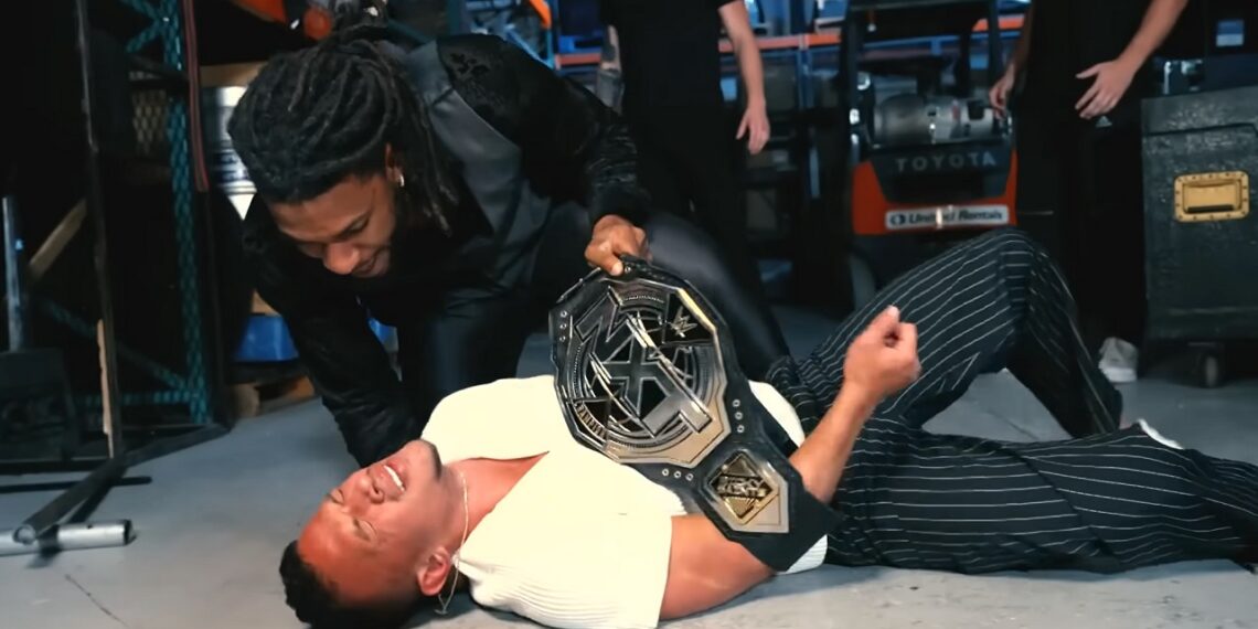 Trick Williams and Ricky Saints brawl on WWE NXT on November 4, 2025 | Source: WWE