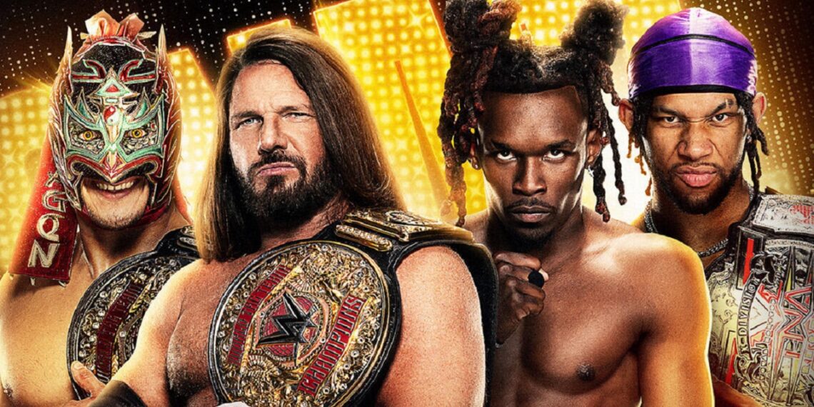Dragon Lee & AJ Styles vs. Je'Von Evans & Leon Slater | Source: WWE Saturday Night's Main Event