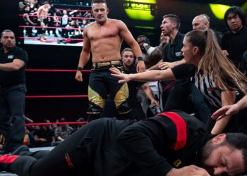 Stacks knocks out Santino Marella at TNA Final Resolution | Source: TNA Wrestling