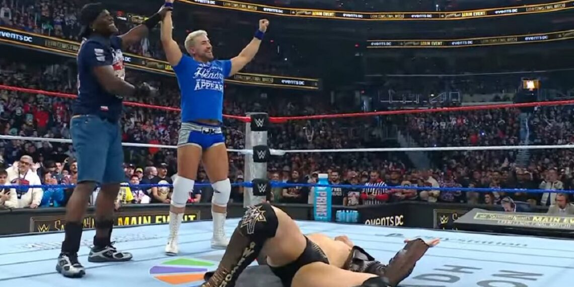 Joe Hendry & R-Truth lay out The Miz at Saturday Night's Main Event | Source: WWE
