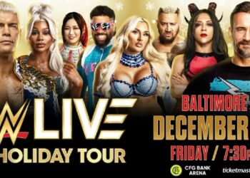 WWE Live Holiday Tour results from Baltimore, MD. 12/26/25 | Source: WWE