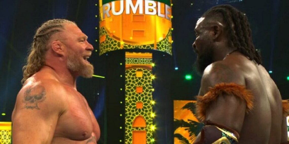 Brock Lesnar and Oba Femi | Source: WWE