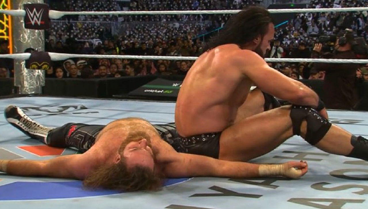Drew McIntyre Defeats Sami Zayn To Retain Undisputed WWE Title At Royal Rumble: Riyadh Drew McIntyre Defeats Sami Zayn To Retain Undisputed WWE Title At Royal Rumble: Riyadh