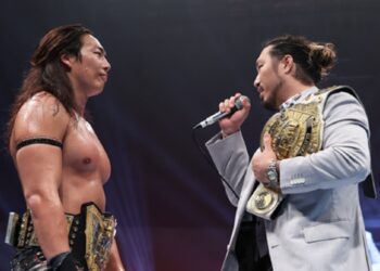 Konosuke Takeshita (left), Yota Tsuji (right) | Source: NJPW1972.com