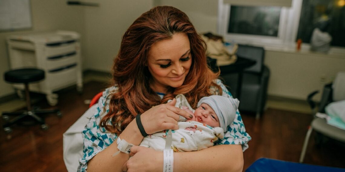 Maria Kanellis and new baby | Source: @MariaLKanellis on X