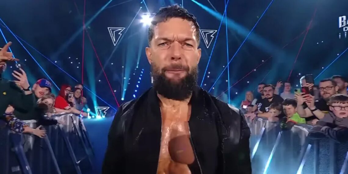 Finn Balor walks the aisle on his way to fighting CM Punk for the world championship last Monday on Raw. | Source: WWE