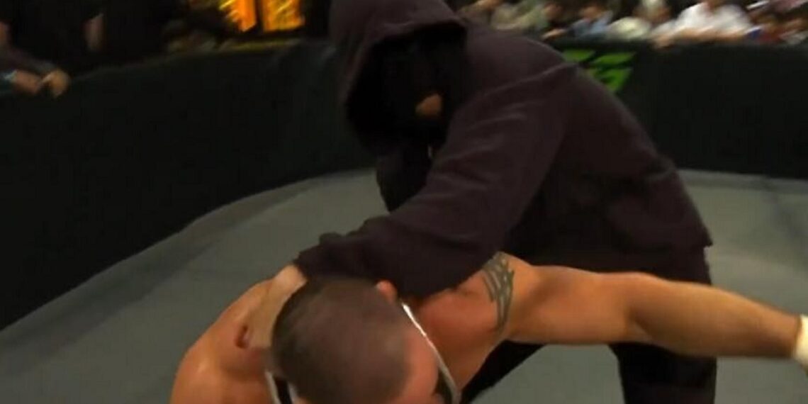 Mystery masked man attacks Bron Breakker | Source: WWE