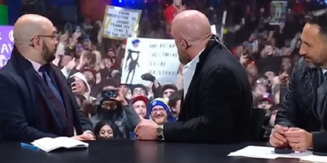 Crowd chants "We Want Vince" and "You F**ked Up" at Paul 'Triple H' Levesque | Source: WWE