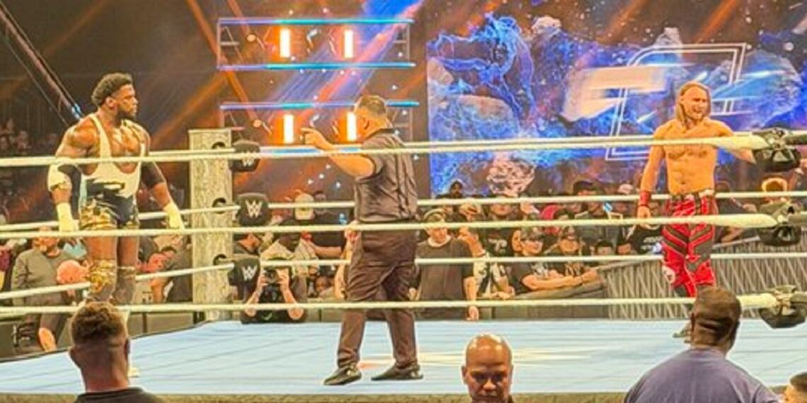 Royce Keys works dark match before 2/13 WWE SmackDown | Source: @SteveGerweck on X