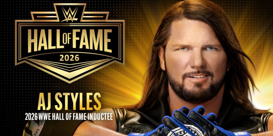 AJ Styles announces as 2026 WWE Hall of Fame inductee | Source: WWE