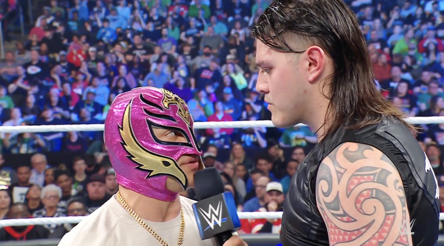 Rey Mysterio Believes Dominik Mysterio’s Ceiling Is Higher Than His Own Rey Mysterio Believes Dominik Mysterio’s Ceiling Is Higher Than His Own