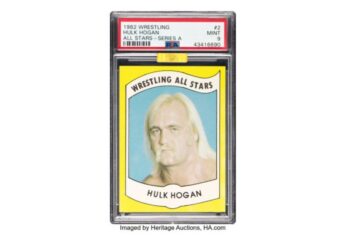 1982 Wrestling All-Stars Series A Hulk Hogan Card | Source: Heritage Auctions